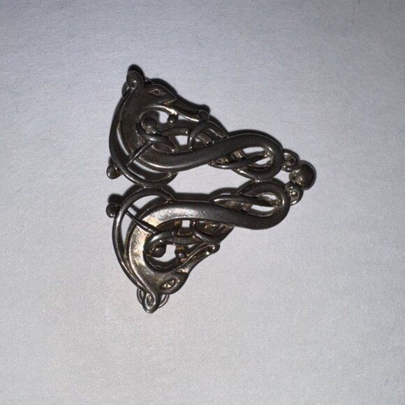 Sterling Silver Two Head Celtic Horse Pendant - Picture 11 of 16